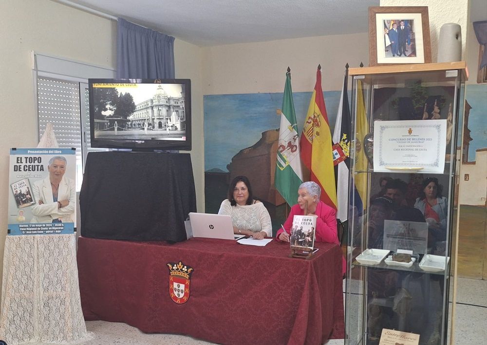 La Casa Regional de Ceuta en Algeciras acoge la presentación de "El topo de Ceuta" de María Sánchez Miaja